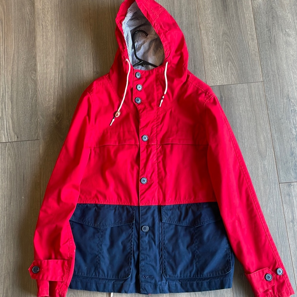 JCP (Pennies) jacket Red and Blue  men's size Medium.